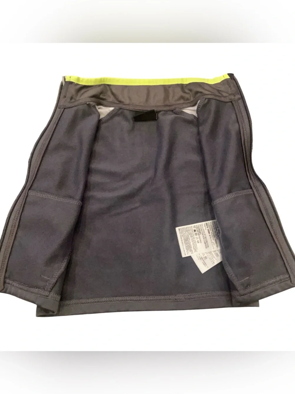 Nike Kids Charcoal Gray and Neon Yellow Two-Piece Tracksuit Set - Picture 7 of 8
